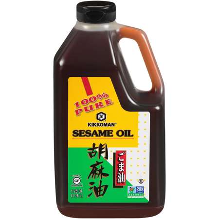 KIKKOMAN Kikkoman Non GMO Sesame Oil 40 oz., PK4 01702